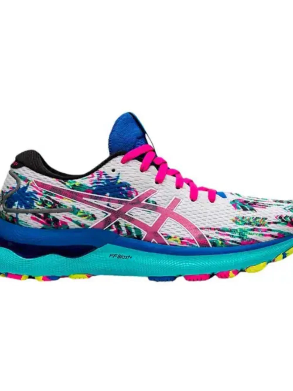 NEW Asics GEL Nimbus 24 Multicolor Turquoise Blue Pink Yellow 9.5 US 41.5 EUR
